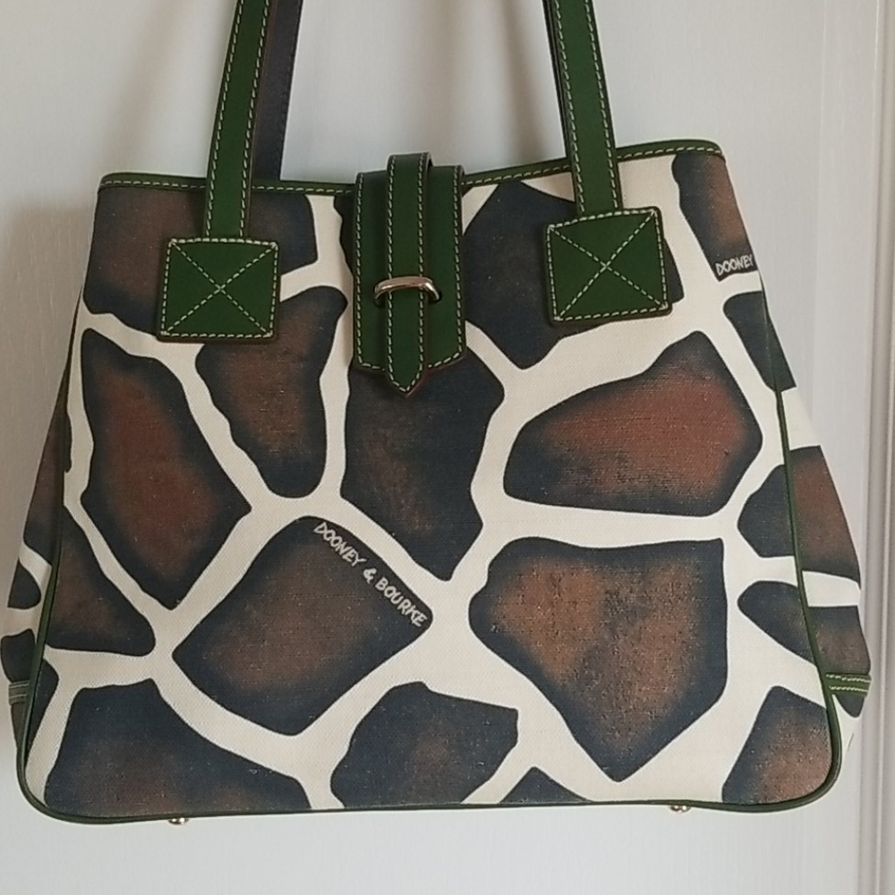 Dooney & Bourke Serengeti Giraffe Canvas Tote